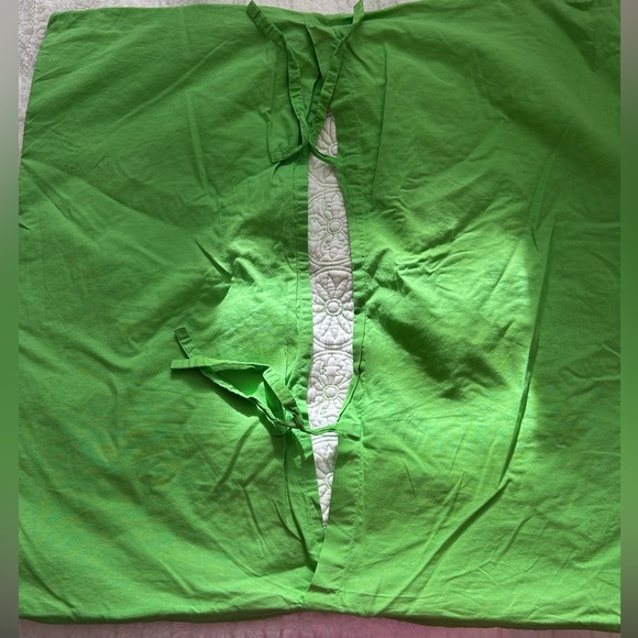 Green Quilted Lilly Sham - Picture 2 of 5